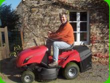 Danny on Lawnmower